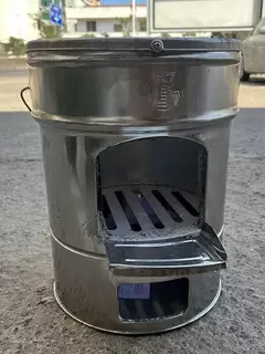 이동식 스토브 농촌 장작 스토브 가정용 이동식 지상 스토브 장작 연소 단순 대형 스토브 바베큐 난방 스토브