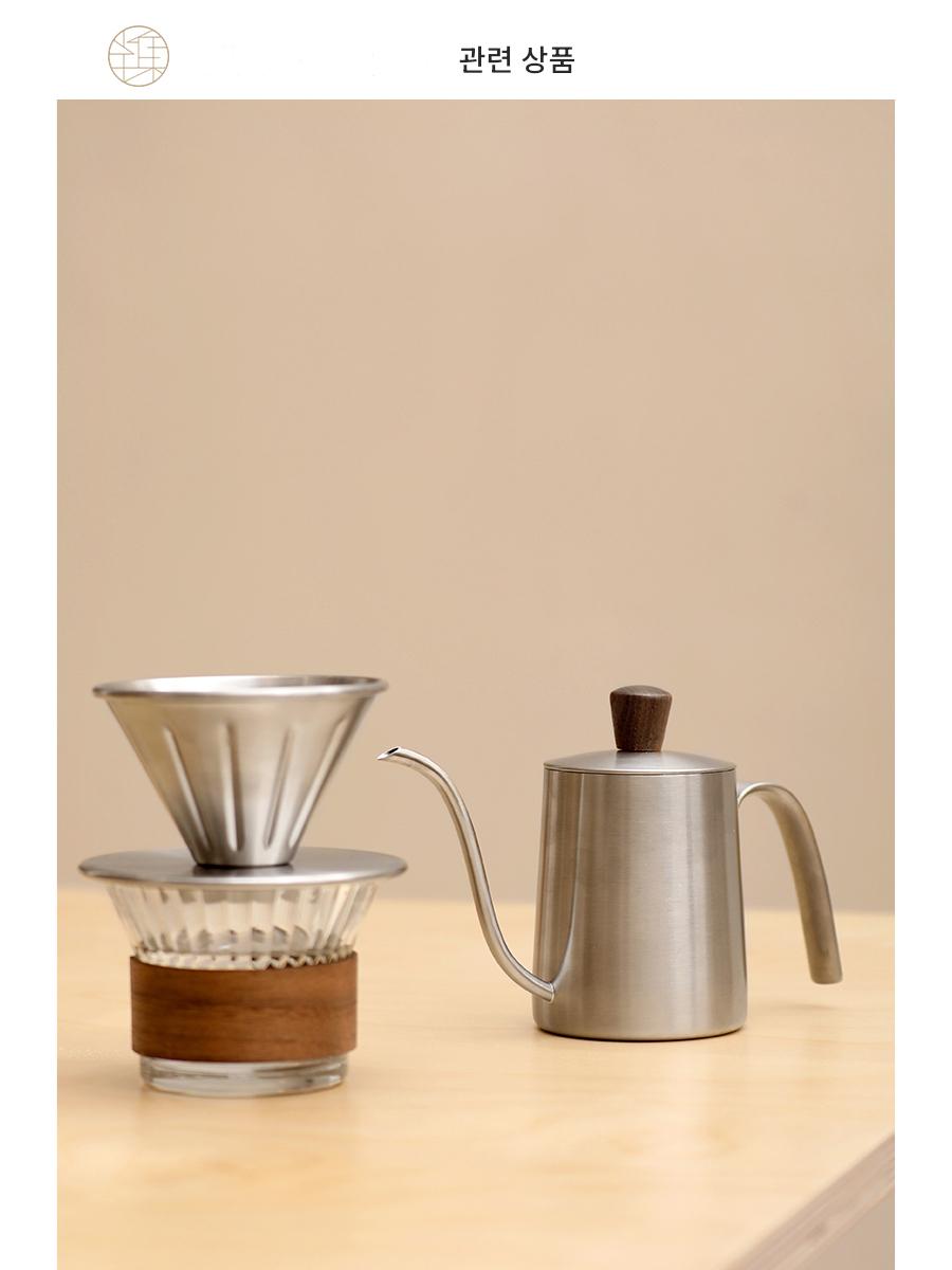 main_840343308873_0-1 반지지아 핸드브루 커피포트 세트 드립필터컵 세트 V자형 필터컵 야외 캠핑 핸드브루 커피포트 - 이미지 1