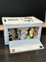 키티 자동차 트렁크 보관함 자동차 보관함 여성용 야외 캠핑 접이식 휴대용 보관함 - 이미지 4