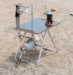 야외 캠핑 스노우 피크 스테인리스 스틸 접이식 테이블, 가벼운 스탠드 걸기에 적합, 휴대용 피크닉 자가 운전 장비 공급 - 이미지 4