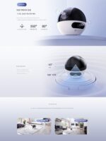 EZVIZ Cloud C7 듀얼 카메라(4MP+4MP) 홈 카메라 엘프볼 지능형 AI 인식 신제품 핫세일
