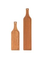 1미터 두께의 쇠고기와 양고기 긴 사펠리 접시 핫팟 크리에이티브 플레이트 스페셜 바베큐 고기 나무판 통나무 식기 - 이미지 5