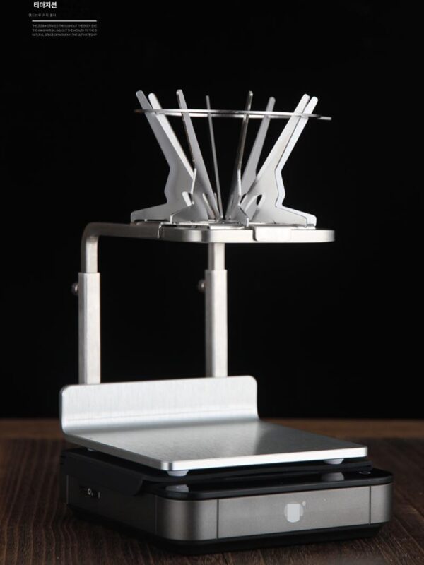 핸드 브루 커피 랙 V60 필터 가정용 깔때기 커피 필터 컵 스테인리스 스틸 핸드 그라인더 드립 세트 컴패니언