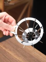 핸드 브루 커피 랙 V60 필터 가정용 깔때기 커피 필터 컵 스테인리스 스틸 핸드 그라인더 드립 세트 컴패니언 - 이미지 3