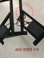 수출 품질 4 모터 4 다리 지능형 전기 리프팅 테이블 프레임 견고한 나무 대형 보드 사무실 컴퓨터 커피 테이블 다리 - 이미지 2