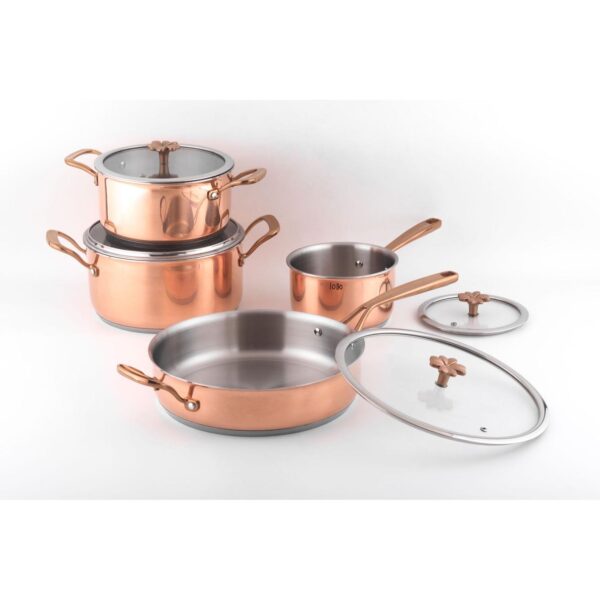 독일 브랜드 고급 3겹 구리 스테인리스 일체형 농축 밀크포트 수프포트 프라이팬 스토브 안걸림
