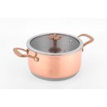 독일 브랜드 고급 3겹 구리 스테인리스 일체형 농축 밀크포트 수프포트 프라이팬 스토브 안걸림 - 이미지 2