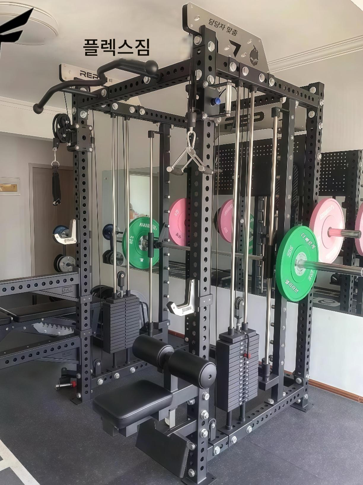 main_841306890573_0-1 REP 매우 좁은 작은 새 스미스 갠트리 벤치 프레스 스쿼트 하이엔드 다기능 종합 트레이닝 랙 세트 - 이미지 1