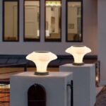 태양광 기둥 조명 빌라 야외 게이트 도어 부두 조명 새로운 중국식 정원 조명 홈 조경 기둥 조명 - 이미지 4