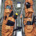 무료 배송! 많지 않아요! 미국 아웃도어 브랜드 90년대 앤틱 메시 플라이 낚시 다중포켓 아웃도어 조끼! - 이미지 3