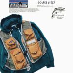 무료 배송! 많지 않아요! 미국 아웃도어 브랜드 90년대 앤틱 메시 플라이 낚시 다중포켓 아웃도어 조끼! - 이미지 4