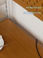 중고 트랙 랙 소형 아파트 벽면 TV 캐비닛 거실 다층 디스플레이 랙 주방 조절식 식사 사이드보드 - 이미지 4