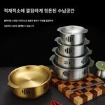 스테인리스 스틸 건조 냄비 냄비 가열 식기 상업용 접시 해산물 가재 분지 쓰촨 및 후난 요리 노스틱 알코올 가열로 - 이미지 4