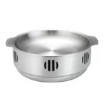 스테인리스 스틸 건조 냄비 냄비 가열 식기 상업용 접시 해산물 가재 분지 쓰촨 및 후난 요리 노스틱 알코올 가열로 - 이미지 5