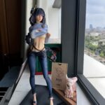 FA 썬더 제너럴 핸드메이드 GK 2차원 미소녀 게임 주변기기 트렌디 플레이 장식 테이블 동상 모델 선물 - 이미지 2