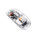 Tigercat M135 투명 무선 블루투스 마우스 스마트 스크린 디스플레이 펑크 합금 3모드 DIY 게임 사무실 선물 - 이미지 5