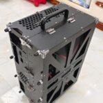 President 서류가방 5.2 커스텀 휴대용 데스크탑 케이스 28인치 화면 상단 구성 atx 싱글 룸 키보드 - 이미지 5