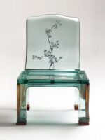 새로운 중국 스타일 홈 투명 소파 의자 레스토랑 호텔 빌라 싱글 의자 고급 팔걸이 수지 좌석 - 이미지 4