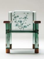 새로운 중국 스타일 홈 투명 소파 의자 레스토랑 호텔 빌라 싱글 의자 고급 팔걸이 수지 좌석 - 이미지 5