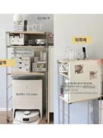 일본식 청소 로봇 랙 클라우드 고래 동반자 돌 Xiaomi 고양이 변기 상자 보관 캐비닛 위 이동식 좁은 - 이미지 5