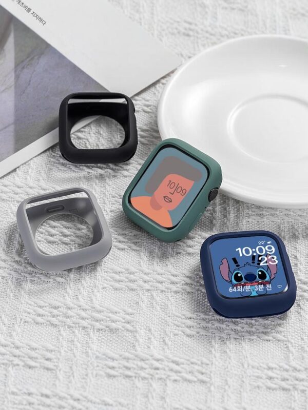 Applewatch3 4 5 6 7 8 9 10세대 SE Ultra 실리콘 Apple watch 보호 케이스에 적합합니다.