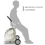 접이식 쇼핑 카트 휴대용 경량 핸드 카트 쇼핑 시트 소형 트레일러 가정용 풀로드 쇼핑 카트 소형 풀 카트 - 이미지 2