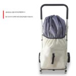 접이식 쇼핑 카트 휴대용 경량 핸드 카트 쇼핑 시트 소형 트레일러 가정용 풀로드 쇼핑 카트 소형 풀 카트 - 이미지 3