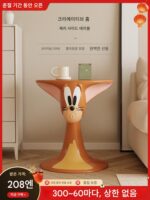 만화 커피 테이블 톰 제리 고양이와 쥐 장식품 거실 바닥 사이드 테이블 창의적인 집 좋은 것 이사 선물