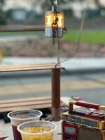 야외 캠핑 조명 캠핑 텐트 휴대용 분위기 조명 캠핑 장식용 테이블 램프 장식품 LED 충전 초장시간 배터리 수명 - 이미지 3