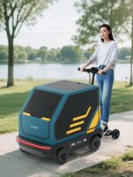 중대형견용 BOSIMAO 전기 반려동물 유모차, 전동 리모컨 접이식 트롤리 - 이미지 5