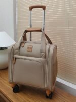 수출 16인치 탑승 가방 수하물 범용 휠 단거리 초경량 트롤리 케이스 방수 옥스포드 천 소형 - 이미지 2