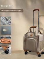 수출 16인치 탑승 가방 수하물 범용 휠 단거리 초경량 트롤리 케이스 방수 옥스포드 천 소형 - 이미지 3