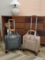 수출 16인치 탑승 가방 수하물 범용 휠 단거리 초경량 트롤리 케이스 방수 옥스포드 천 소형 - 이미지 5