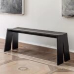 화이트 애쉬 우드 ​​롱 벤치 와비사비 스타일 홈 슈 벤치 거실 식탁 롱 벤치 솔리드 우드 침실 벤치 나무 벤치