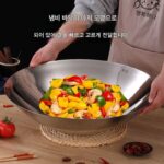 304 스테인리스 냄비 벌집 모양 노스틱 무코팅 구식 흙 난로 냄비 나무 난로 냄비 녹슬지 않음 201 냄비 - 이미지 3