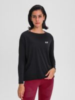 알로 요가 요가복 가을 겨울 러닝 스포츠 루즈 블라우스 티셔츠 긴팔 필라테스 트레이닝 피트니스 상의 - 이미지 3