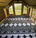 쿨디 8핑 징청하우스 8핑 야외 두껍게 만든 휴대용 텐트 피크닉 매트 미끄럼 방지 바닥 캠핑 기계 세척 가능