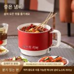 독일 전자동 찜조리 소형 전기밥솥 다기능 전기 냄비 학생 기숙사 국수 솥 전기 프라이팬 - 이미지 2