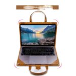 Apple macbook13.3인치 신형 M1air13 보호 케이스 m2pro 노트북 라이너 retinaPro 컴퓨터 가방 소프트 셸 비즈니스 휴대용 보호 커버 ins 여성용 소형 신선함 - 이미지 3