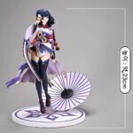 원신 임팩트 게임 주변기기 썬더 제너럴 핸드메이드 헨지 섀도우 미소녀 2차원 애니메이션 게임 장식품 선물 - 이미지 2