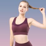 일본 스포츠 속옷 여성용 방진 고강도 얇은 요가 조끼 여름 피트니스 달리기 훈련복 수집 안티 - 이미지 4