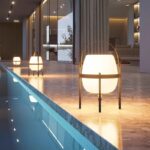 야외 조경 정원 조명 테라스 정원 분위기 태양열 랜턴 그물 셀러브리티 홈스테이 플로어 램프 샹들리에 - 이미지 2