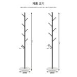 심플한 록 플레이트 코트 랙 금속 옷걸이 심플한 가방 랙 홈 플로어 침실 - 이미지 4
