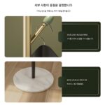 심플한 록 플레이트 코트 랙 금속 옷걸이 심플한 가방 랙 홈 플로어 침실 - 이미지 5