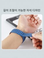 Apple Watch SE/45678910/Ultra 워치 스트랩 실리콘 자석 루프 워치 스트랩에 적합 - 이미지 3
