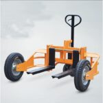 1톤 1.2톤 야외 운반기 산악형 수동 유압 운반기 건설 현장 유압 차량 팽창식 대형 휠 - 이미지 4