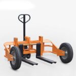 1톤 1.2톤 야외 운반기 산악형 수동 유압 운반기 건설 현장 유압 차량 팽창식 대형 휠 - 이미지 5