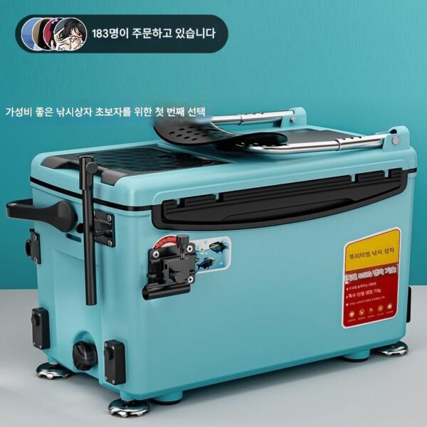 낚시상자 특가 세일 낚시의자 낚시상자 2in1 내장 수납함 악세사리 5종세트 물고기통 대용량