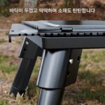 야외용 나무 난로 휴대용 접이식 캠핑 장비 연소 테이블 스테인리스 스틸 물 난로 바베큐 스토브 헤드 - 이미지 4