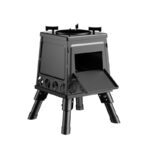 야외용 나무 난로 휴대용 접이식 캠핑 장비 연소 테이블 스테인리스 스틸 물 난로 바베큐 스토브 헤드 - 이미지 5